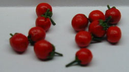 Dollhouse Miniature Tomatoes S/12